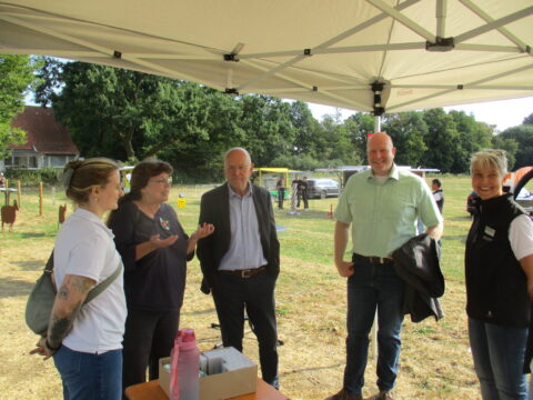 Besuch des Kammerpräsidenten Karl Werring auf den NRW Schaftagen und dem Herdenschutztag
